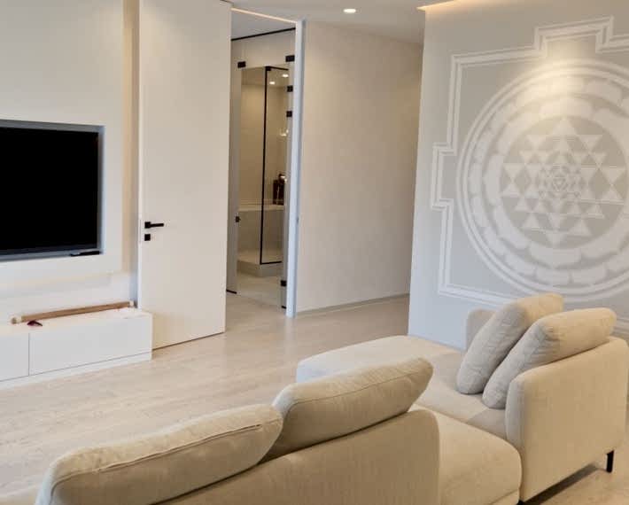 Светлая гостинная