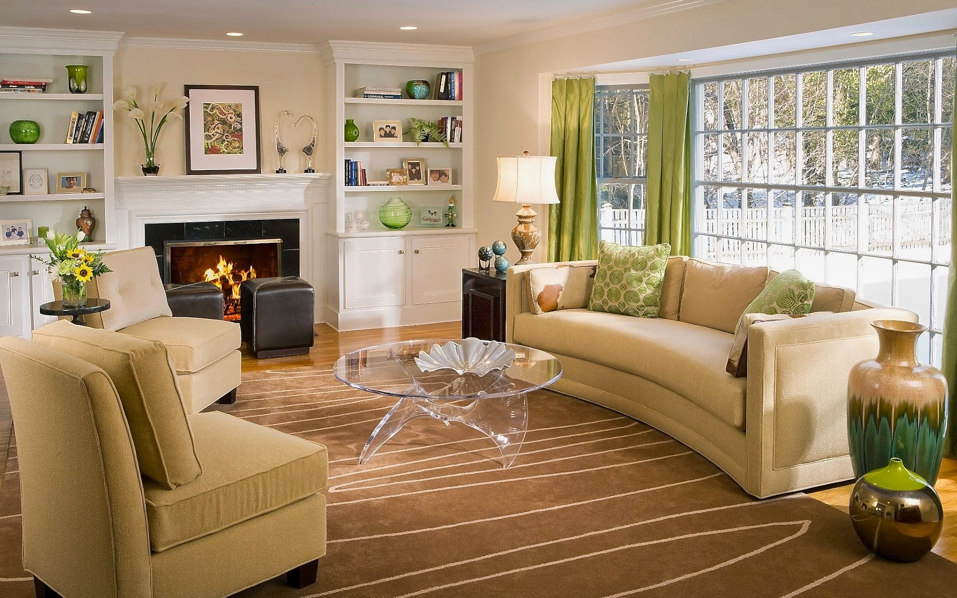 дизайн интерьера гостиной комнаты 1