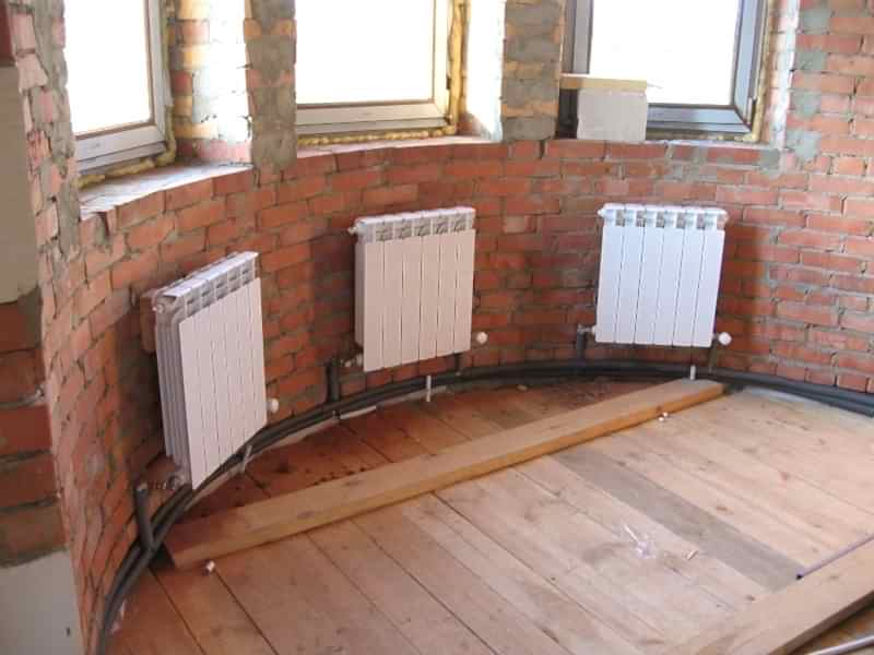 монтаж отопления в квартире