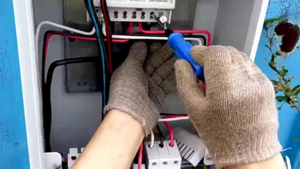 сборка распределительного щита