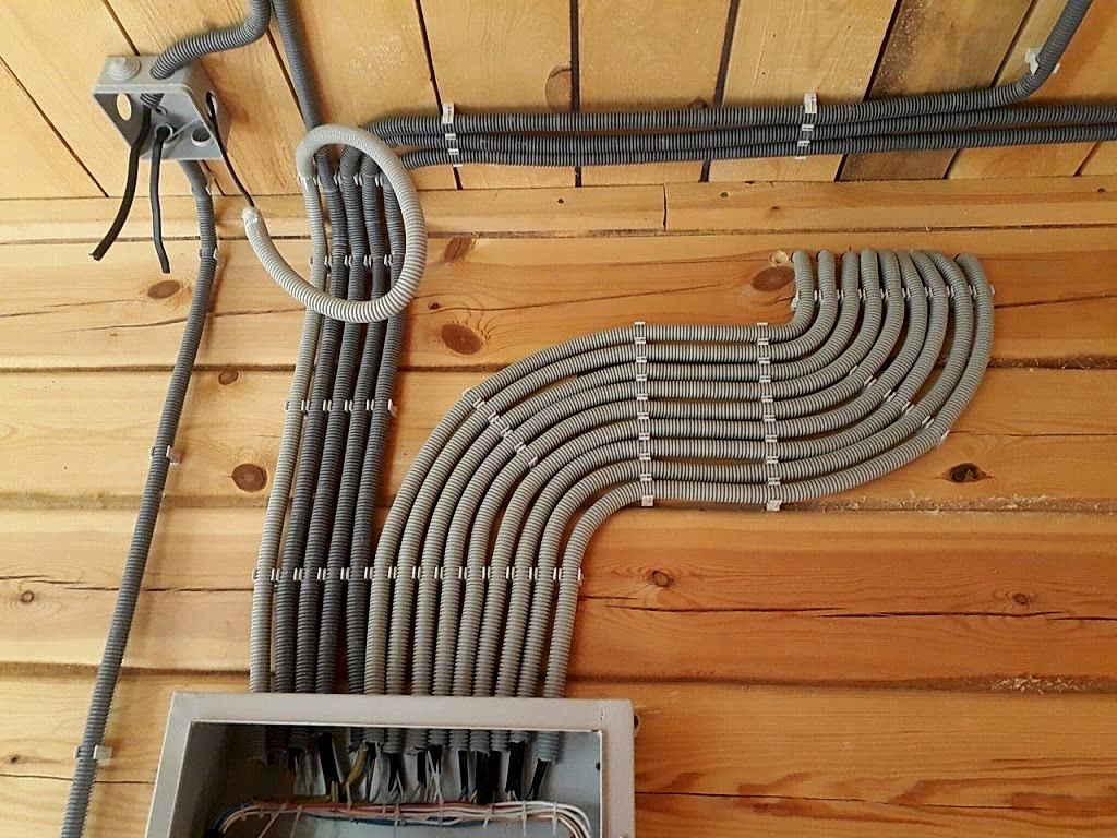 замены электрики в частном доме